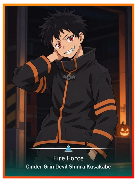Cinder Grin Devil Shinra Kusakabe