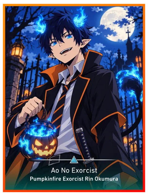 Pumpkinfire Exorcist Rin Okumura
