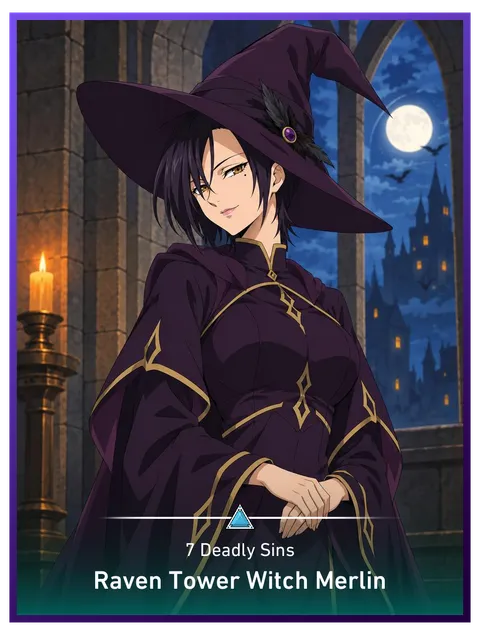 Raven Tower Witch Merlin