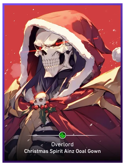 Christmas Spirit Ainz Ooal Gown