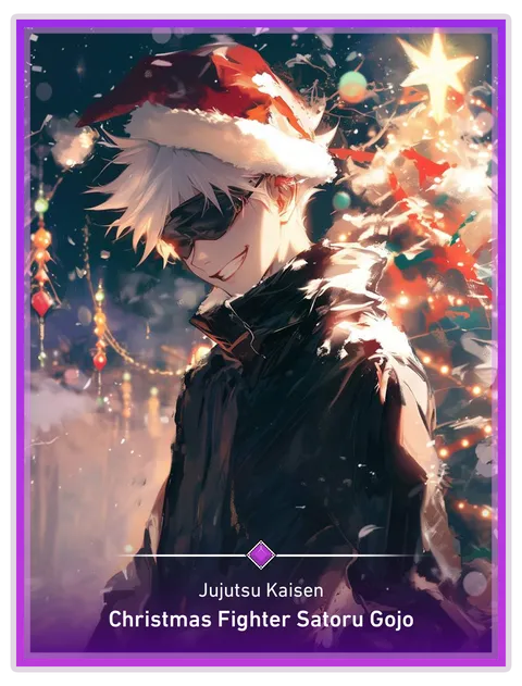 Christmas Fighter Satoru Gojo