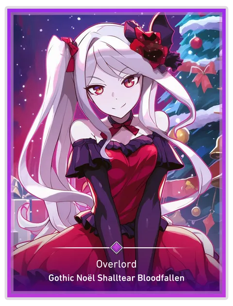 Gothic Noël Shalltear Bloodfallen
