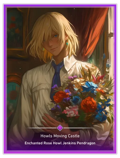 Enchanted Rose Howl Jenkins Pendragon