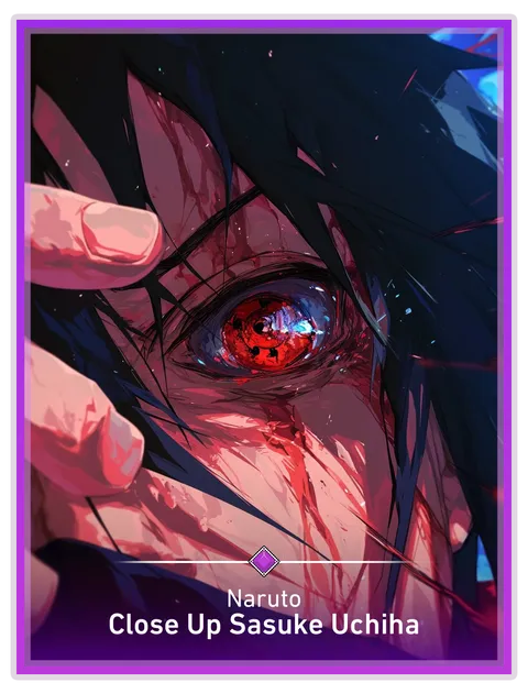 Close Up Sasuke Uchiha