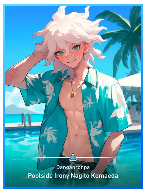 Poolside Irony Nagito Komaeda