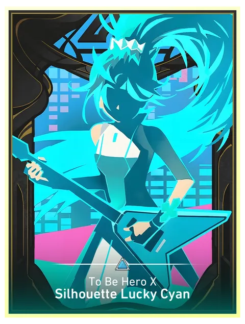 Silhouette Lucky Cyan