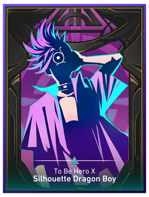 Silhouette Dragon Boy