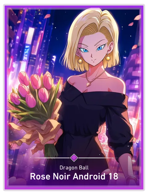 Rose Noir Android 18