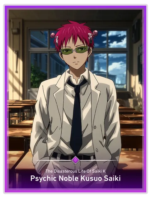 Psychic Noble Kusuo Saiki