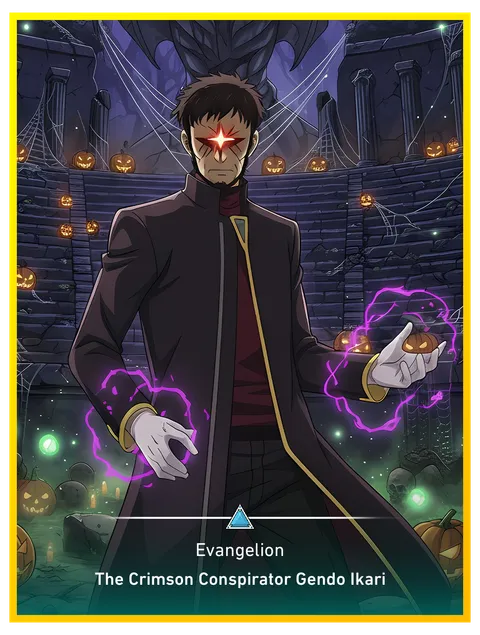 The Crimson Conspirator Gendo Ikari