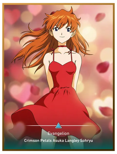 Crimson Petals Asuka Langley Sohryu