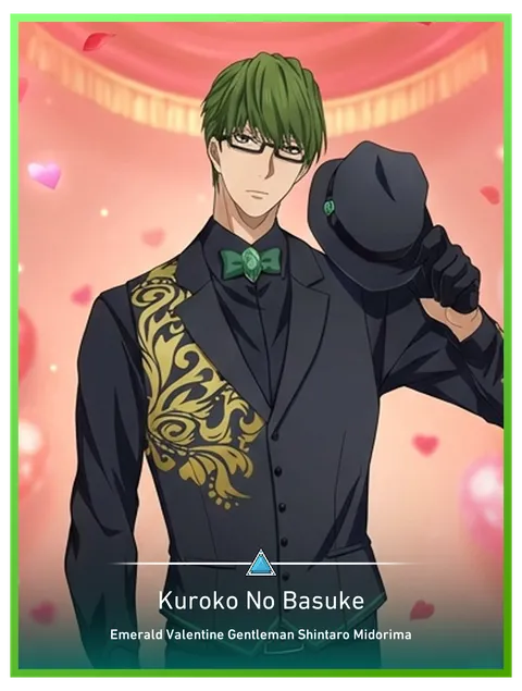 Emerald Valentine Gentleman Shintaro Midorima