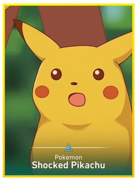 Shocked Pikachu