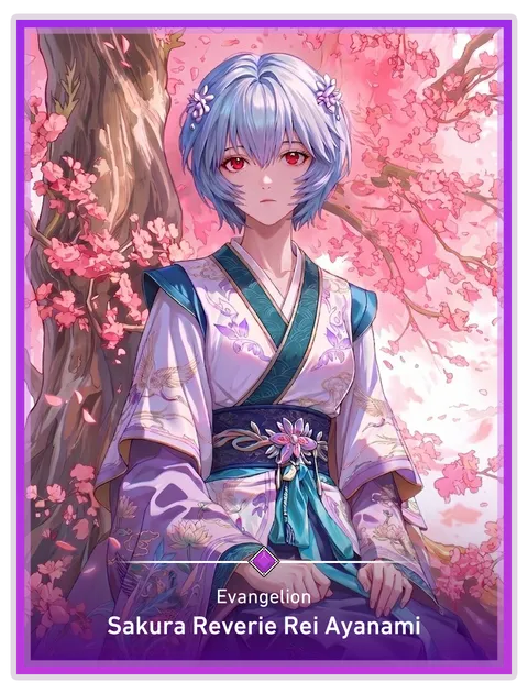 Sakura Reverie Rei Ayanami