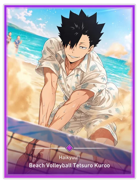 Beach Volleyball Tetsuro Kuroo