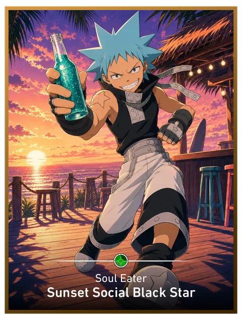 Sunset Social Black Star