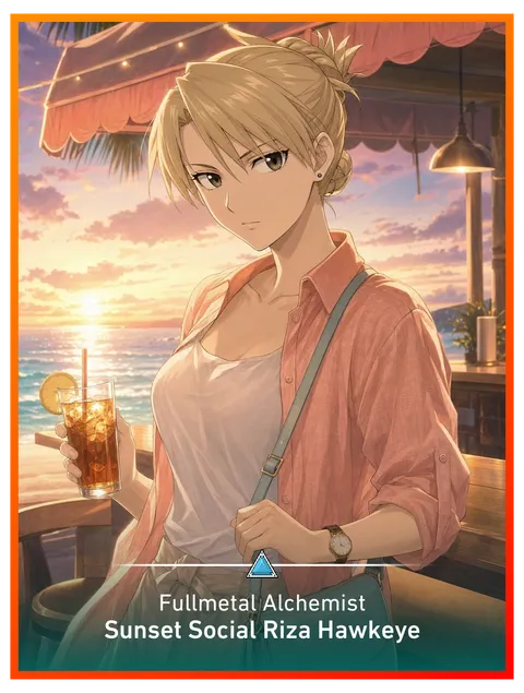 Sunset Social Riza Hawkeye