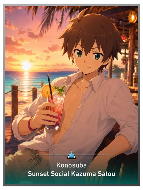 Sunset Social Kazuma Satou