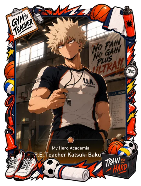 P.E. Teacher Katsuki Bakugo