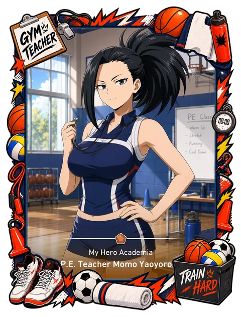 P.E. Teacher Momo Yaoyorozu