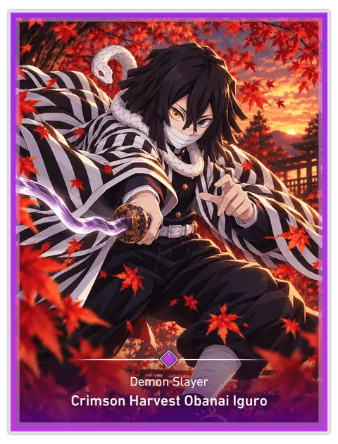 Crimson Harvest Obanai Iguro