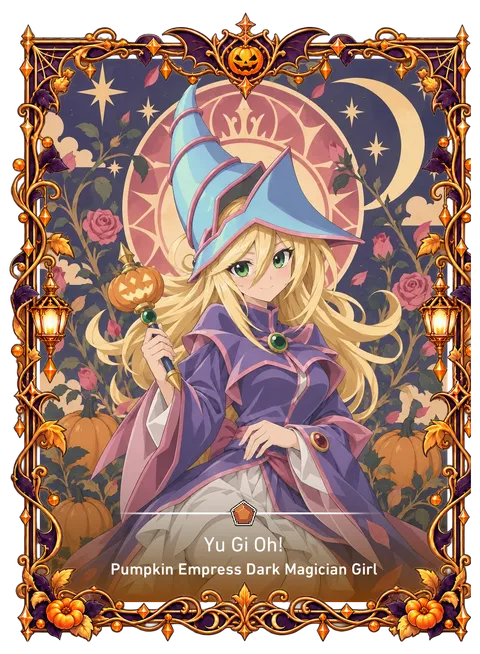 Pumpkin Empress Dark Magician Girl